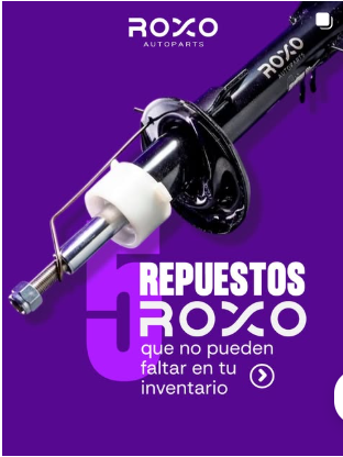 5 repuestos ROXO que no pueden faltar en tu inventario